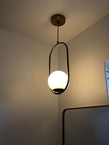 Desidiya® Golden Yellow Hanging Ceiling Pendant Light, for Bedroom, Living Room, Café, Restaurant, Hallway, Kitchen, Over The Dining Table, Hotels, Malls (Capsule Hanging, Bulb Not Included) - Image 2
