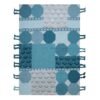 Duck Egg And Teal Color, Stylish, Geometric Pattern, Hand-Tufted, Wool Rug - Image 3
