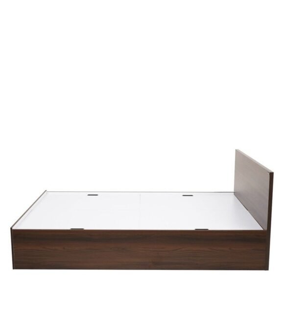 Arthur Queen Size Bed with box storage in Walnut Finish - Image 6