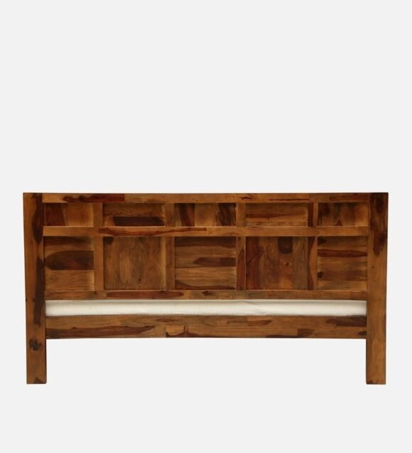 Bergen Solid Wood King Size Bed In Provincial Teak Finish - Image 5