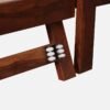 Freya Solid Wood Single Bed with Trundle in Honey Oak Finish - Image 6