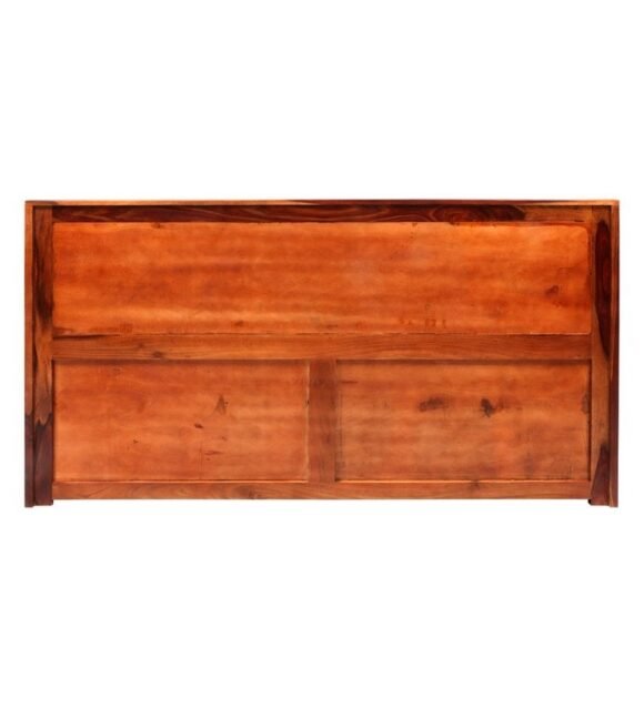 Julieta King Size Bed with Storage in Honey Finish - Image 7