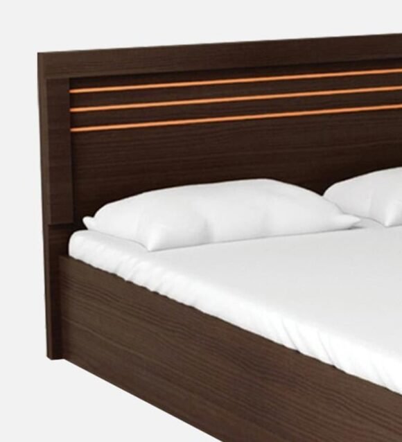 Kuruma Queen Size Bed With Storage In Wenge Finish - Image 5