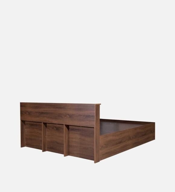Sango King Size Bed With Box Storage In Walnut Finish - Image 6