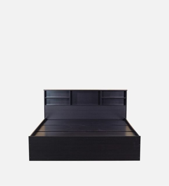 Toya Queen Size Bed With Drawer Storage In Walnut Finish - Image 3