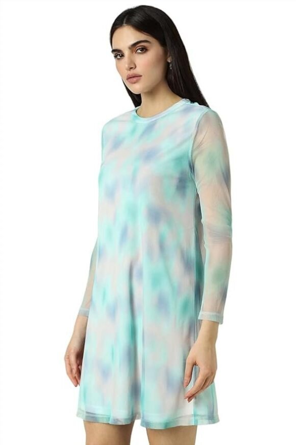 Van Heusen Women's Polyester Modern Mid-Thigh Length Dress - Image 5
