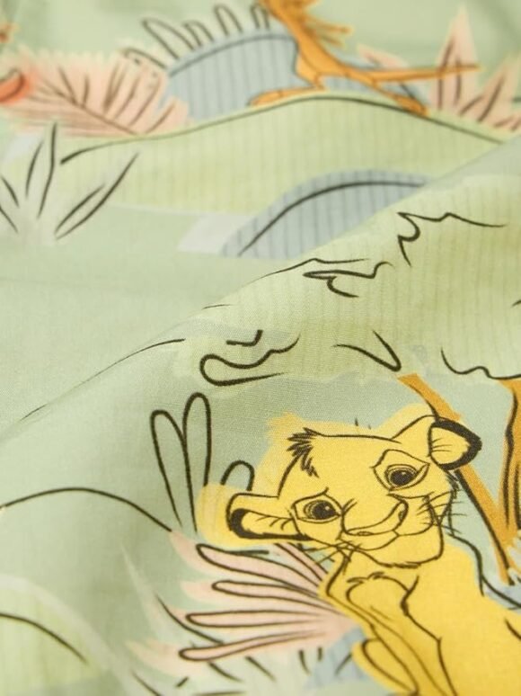 Hakuna Matata Women and Girls Pull On Green All Over Printed Regular Fit Cotton Boxer Shorts - Image 2