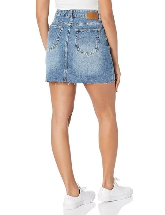 Esigual Women's Woman Denim Skirt Short - Image 4